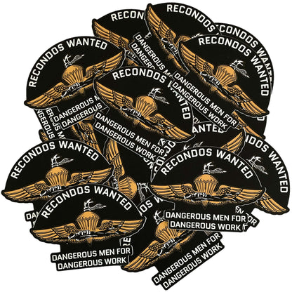 RECONDOS WANTED STICKER