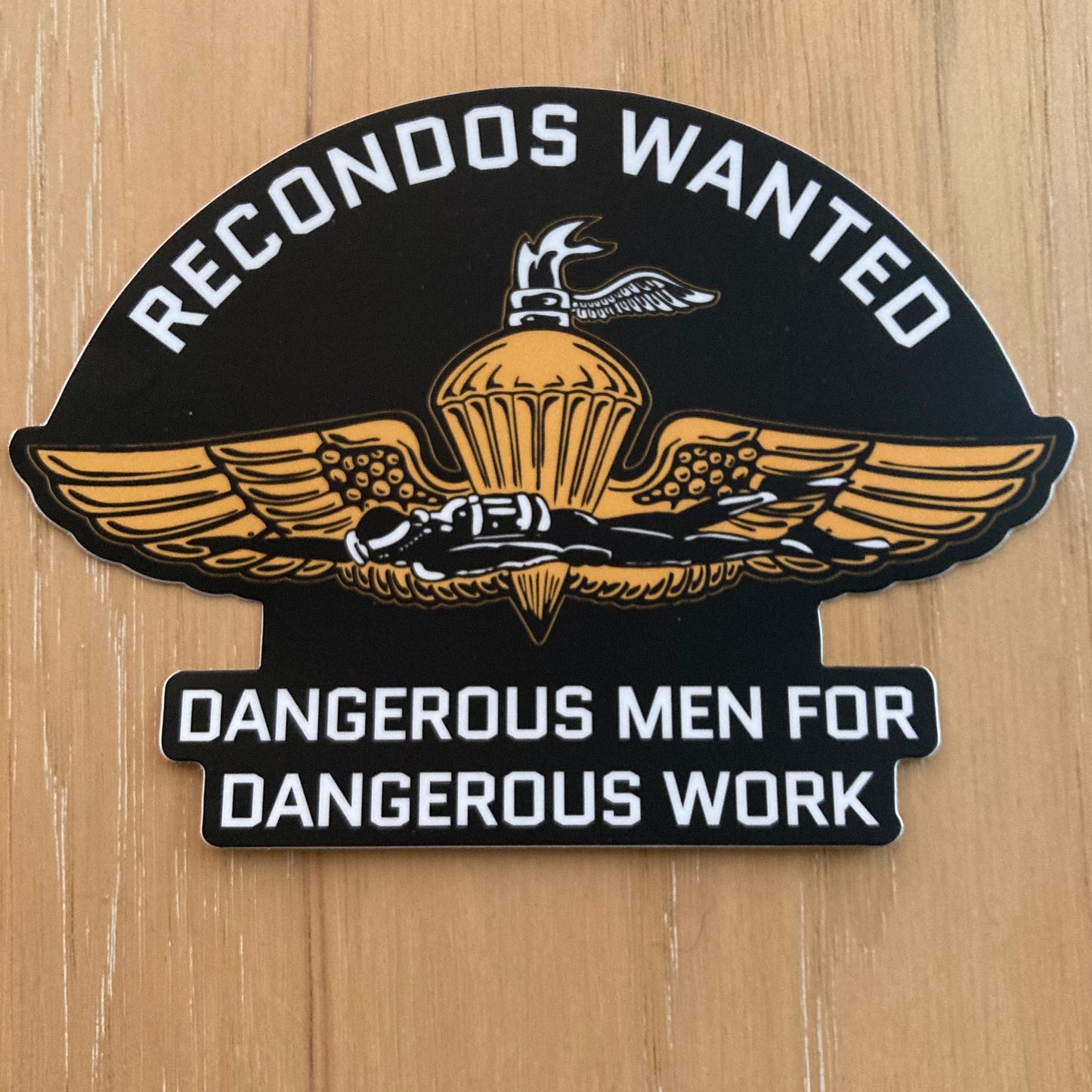 RECONDOS WANTED STICKER